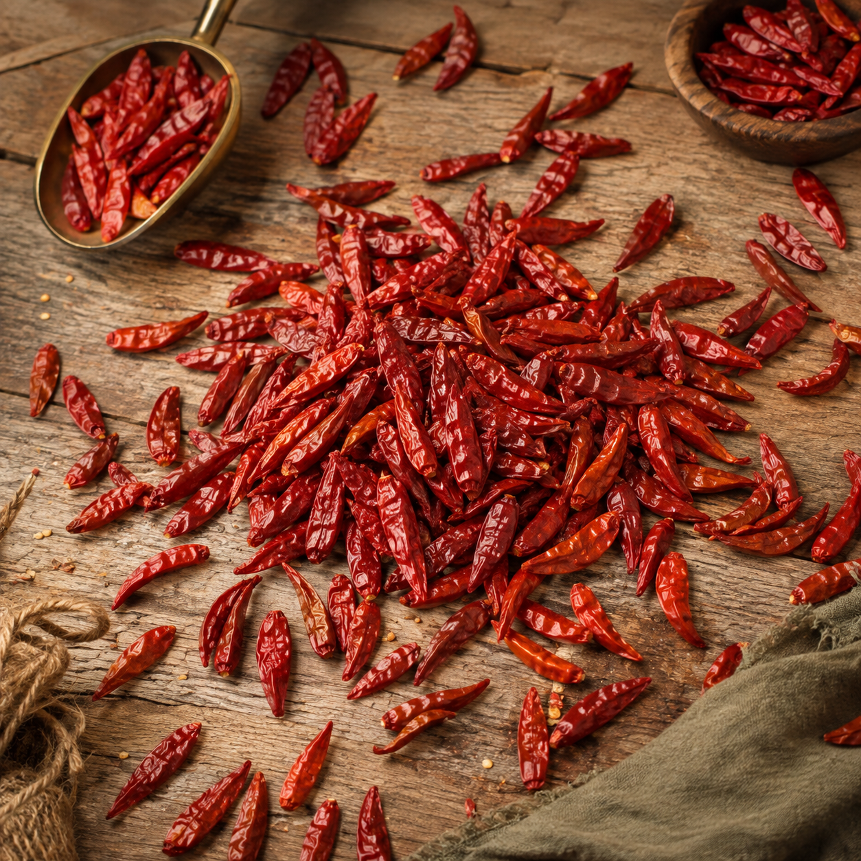 Bird Eye Dry Red Chilli
